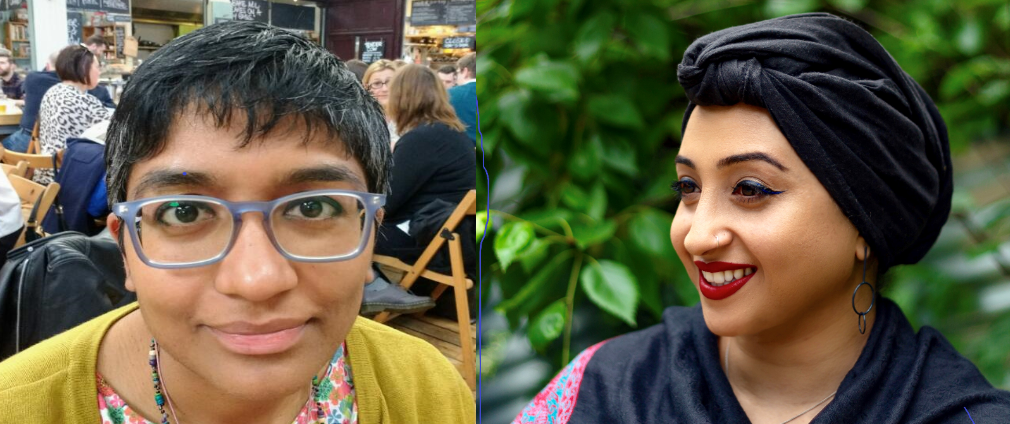 Head and shoulders portraitHeena and Hafsah